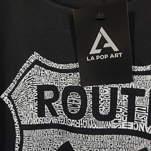 LA Pop NWT major cities along Route 66 graphic short sleeve tshirt men's sz L - Picture 7 of 8